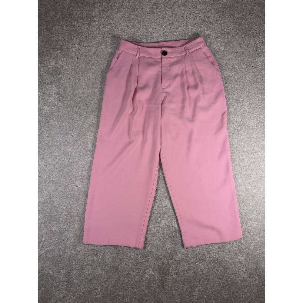 a loves a pink Pink Wide leg Trousers - Slacks Pleated Business Preppy Size 6